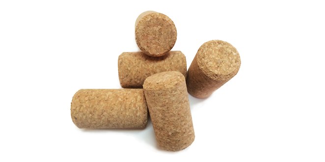 Agglomerated cork stoppers