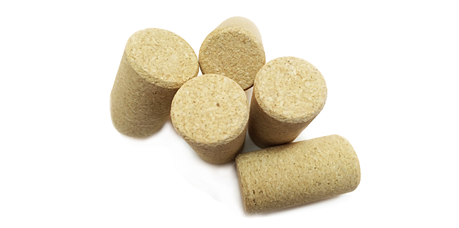 Micro-granulated cork stoppers